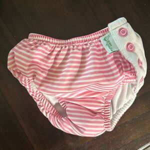 Two swim diapers (12 months and infant medium)